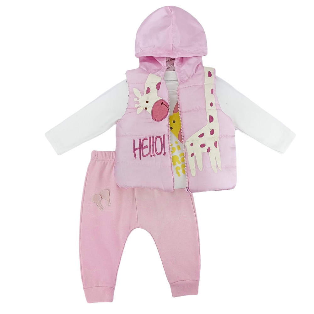 Giraffe Σετ με Αμάνικο Μπουφάν