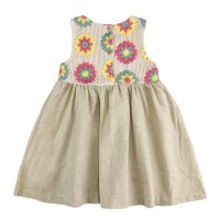 Boho Φόρεμα με Κεντήματα