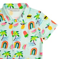 Tropical Πουκάμισο με Τζιν Σορτς