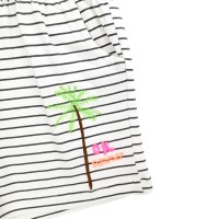 Ριγέ Playsuit με Τσέπες