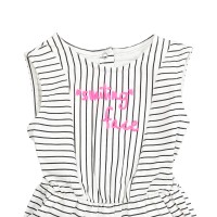 Ριγέ Playsuit με Τσέπες