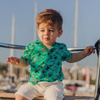 Safari Πουκάμισο με Λινό Shorts