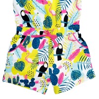 Toucan Playsuit με Φλούο Εμπριμέ