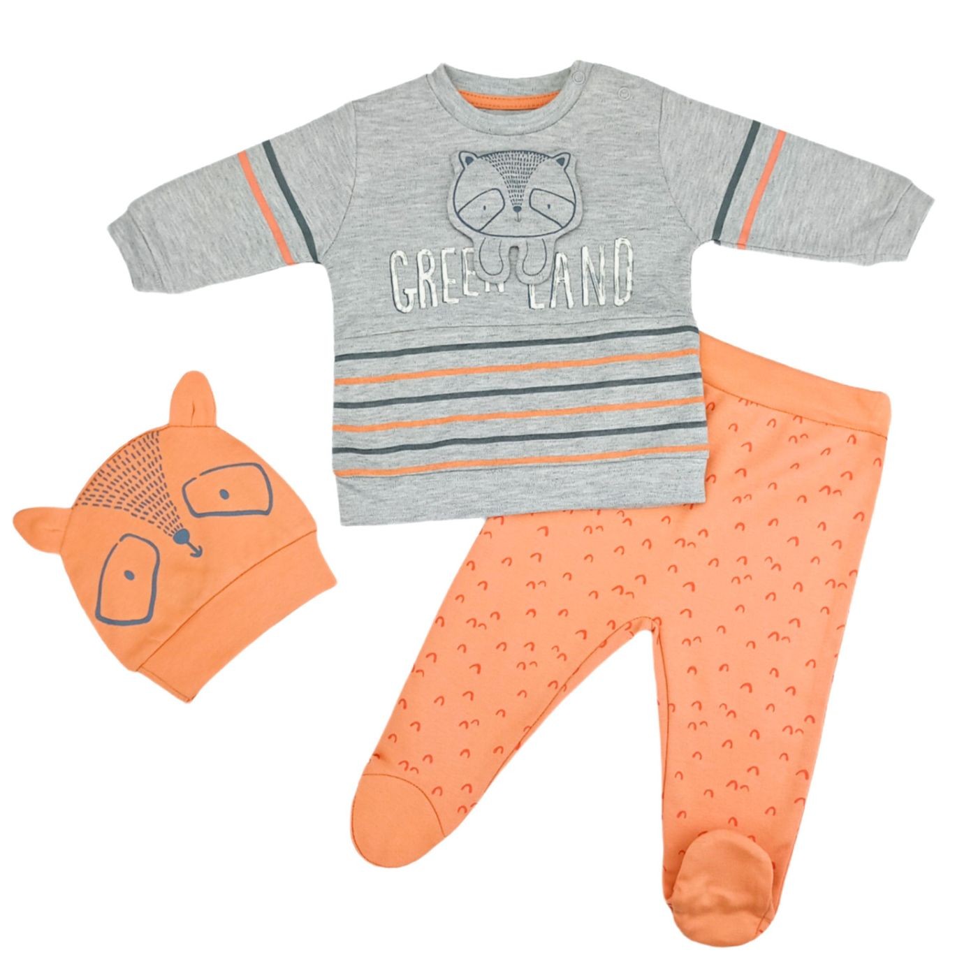 Σετ με Ρακούν και Σκούφο